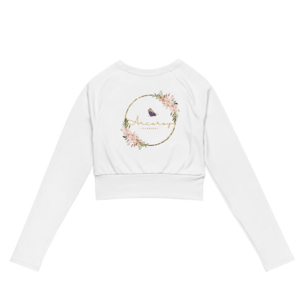 Recycled long-sleeve crop top - Image 2